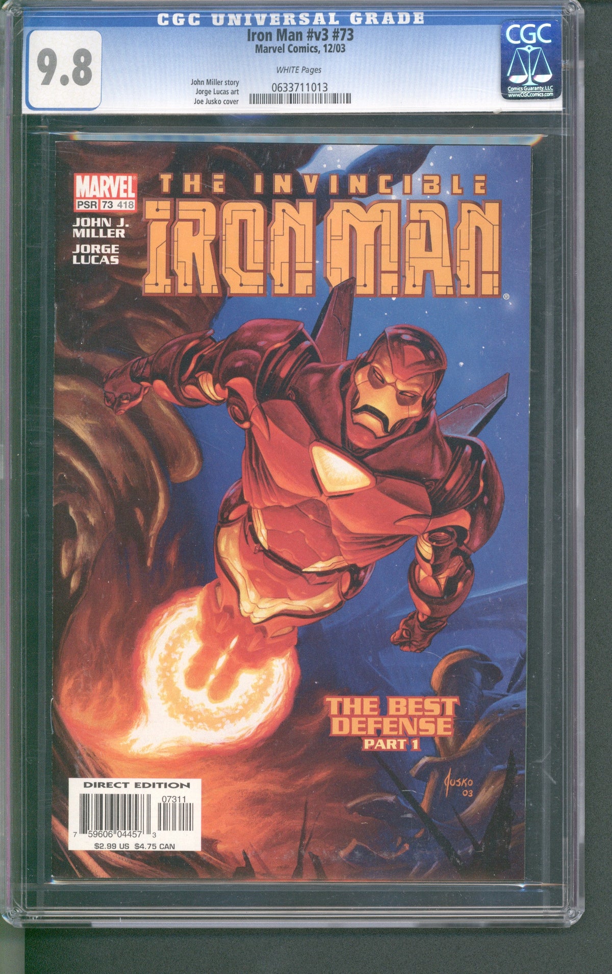 Iron Man #v3 #73 (12/03) Graded CGC 9.8