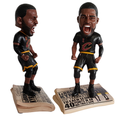 Cleveland Cavaliers 2016 NBA Champions Newspaper Bobbleheads