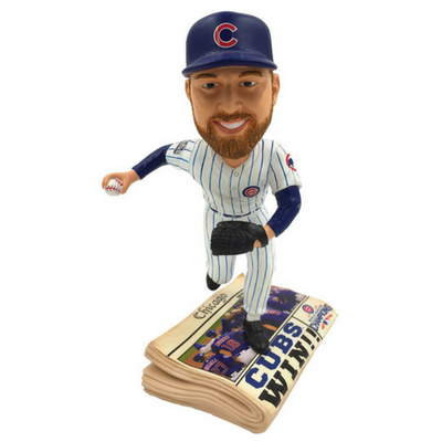 Chicago Cubs 2016 World Series Newspaper Bobbleheads