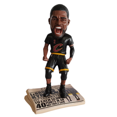 Cleveland Cavaliers 2016 NBA Champions Newspaper Bobbleheads