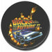 Flying DeLorean button from Back to the Future Part II