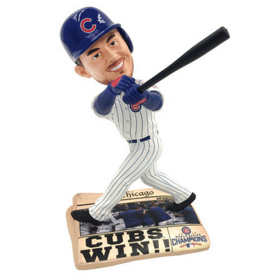 Chicago Cubs 2016 World Series Newspaper Bobbleheads