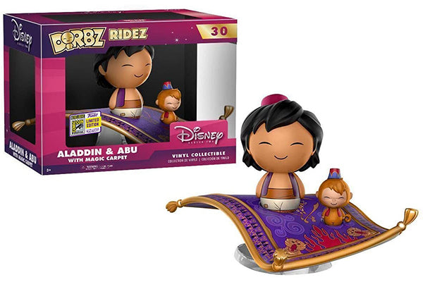 Dorbz Ridez Aladdin & Abu w/ Magic Carpet  - 2017 SDCC Exclusive