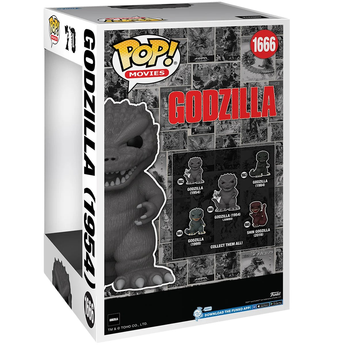 10-Inch Godzilla 70th Anniversary From 1954 By Funko Pop!