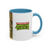 Teenage Mutant Marcus Turtle Accent Coffee Mug - A Marcus the Worm Retro Turtle (11/15oz)