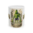 Marcus the Worm in Super Hero Form as The Incredible Sardine - Ceramic Mug, (11oz, 15oz)