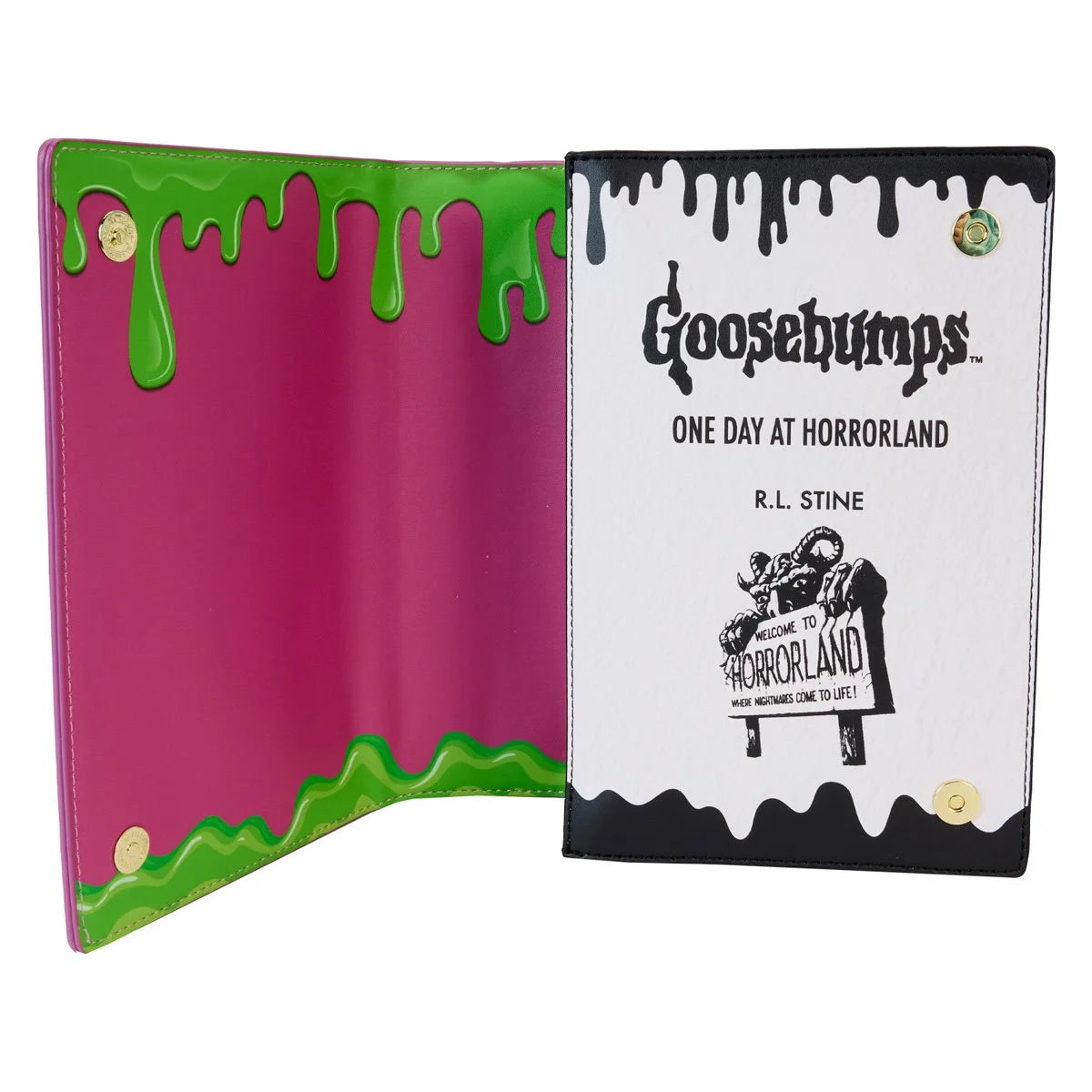 Goosebumps One Day at Horrorland Book Crossbody Bag