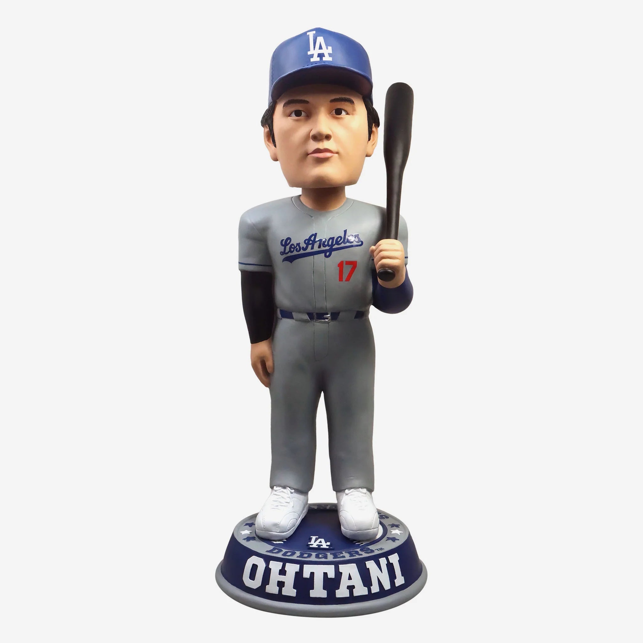 3 Foot Shohei Ohtani Los Angeles Dodgers Gray Jersey Bobblehead