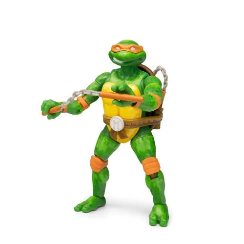 Teenage Mutant Ninja Turtles BST AXN Arcade Game 5-Inch Figure Set Of 4