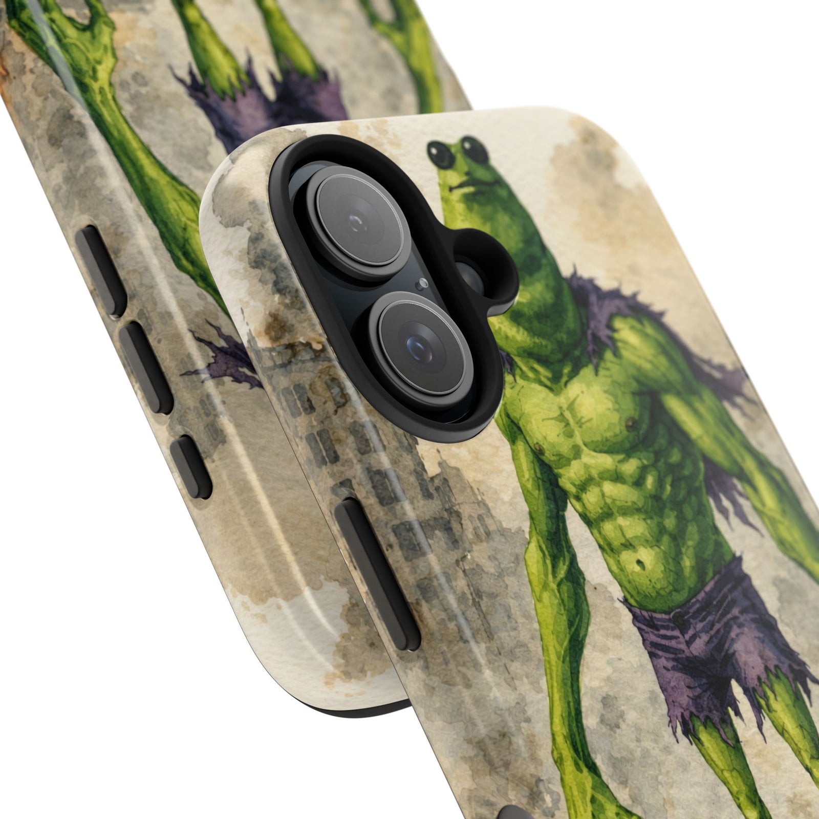 The Incredible Sardine Phone Case — A Muscular Take on a Marcus the Worm