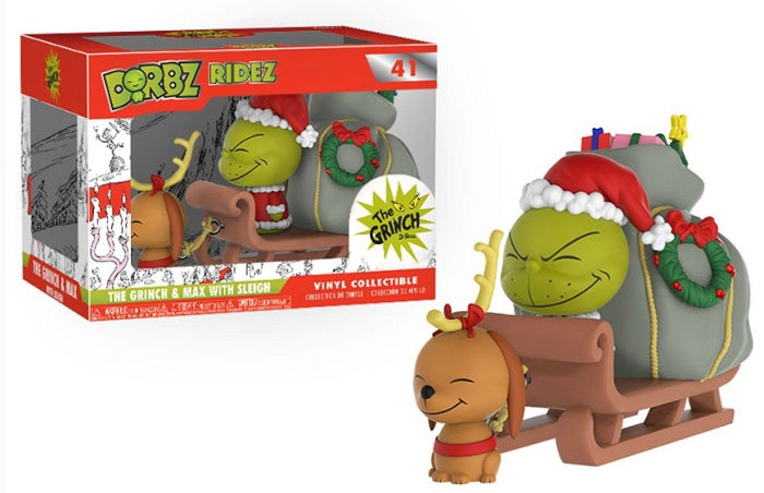 Dorbz Ridez The Grinch & Max w/ Sleigh (Dr. Seuss) 41