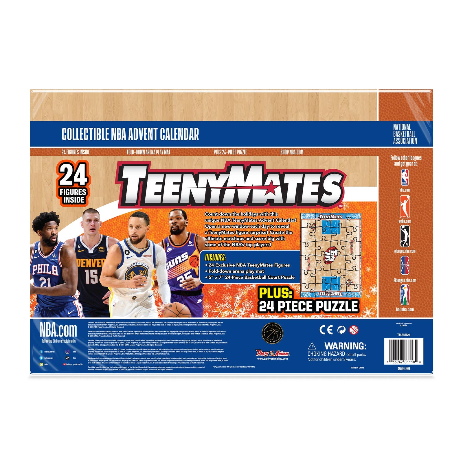 NBA TeenyMates Advent Calendar 2024