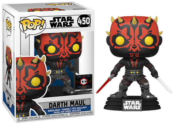 Darth Maul (w/ Darksaber & Lightsaber, Clone Wars) 450 - Chalice Collectible Exclusive