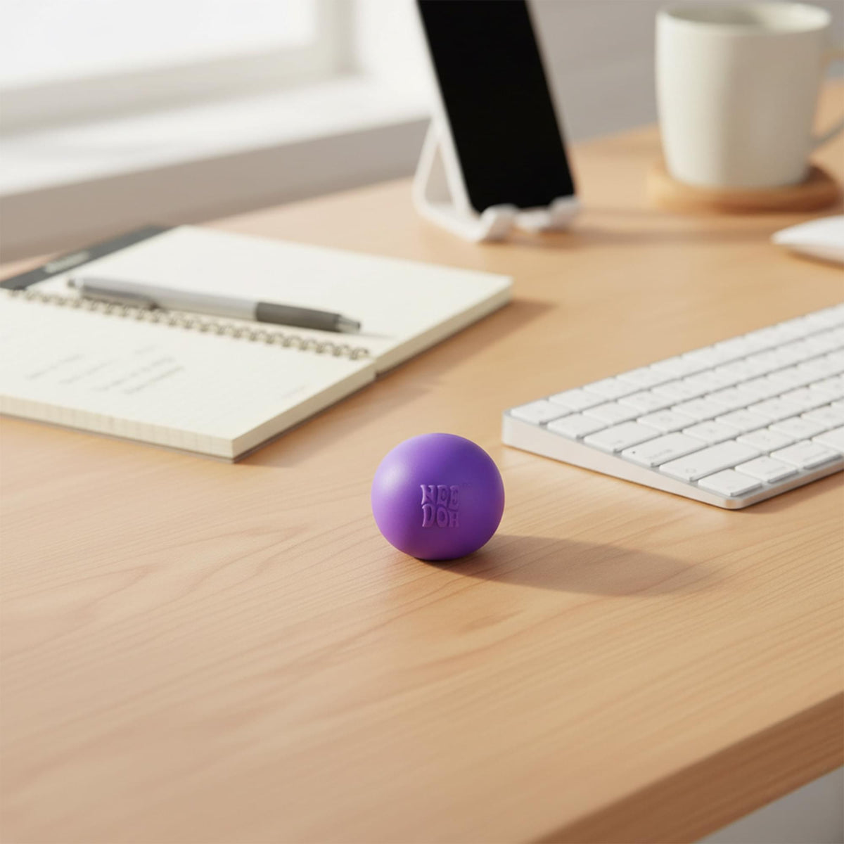 World's Smallest Nee-Doh Purple Squishy Stress Reliever