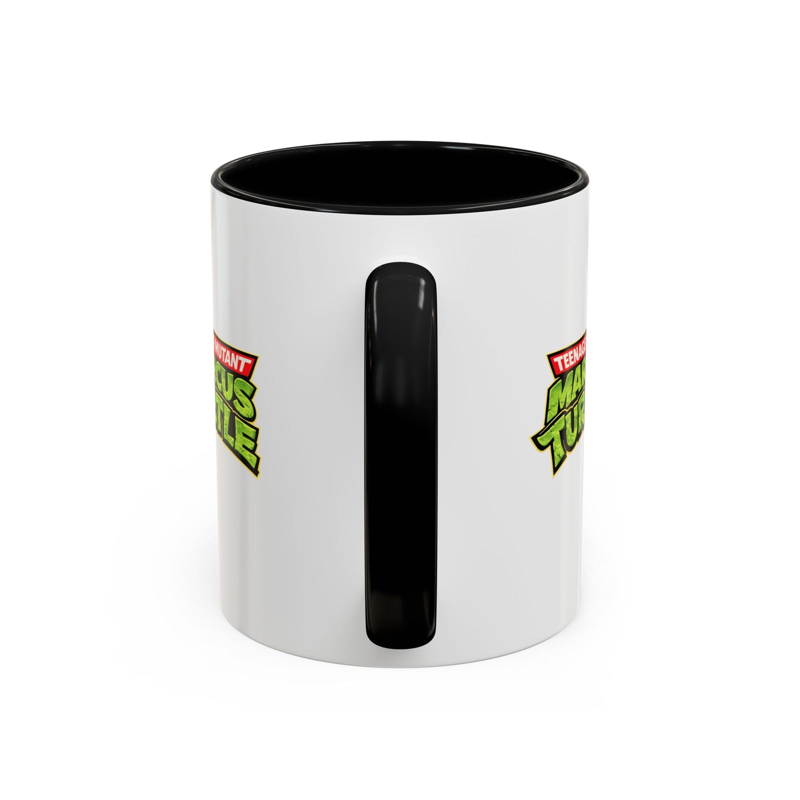 Teenage Mutant Marcus Turtle Accent Coffee Mug - A Marcus the Worm Retro Turtle (11/15oz)