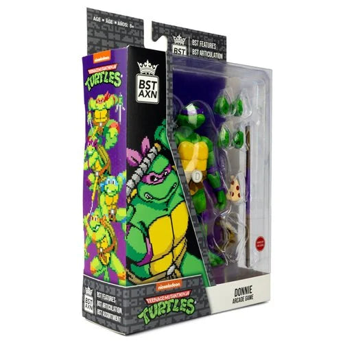 Teenage Mutant Ninja Turtles BST AXN Arcade Game 5-Inch Figure Set Of 4