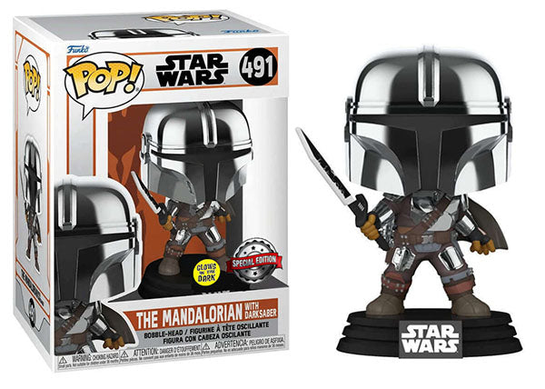 The Mandalorian w/ Darksaber (Glow in the Dark) 491 - Special Edition Exclusive