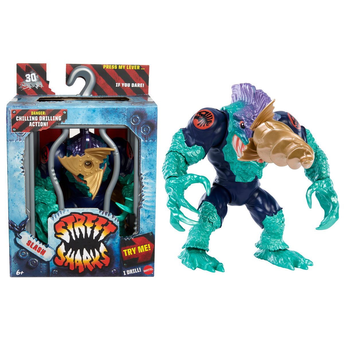 Street Sharks 30th Anniversary Slash Action Figure