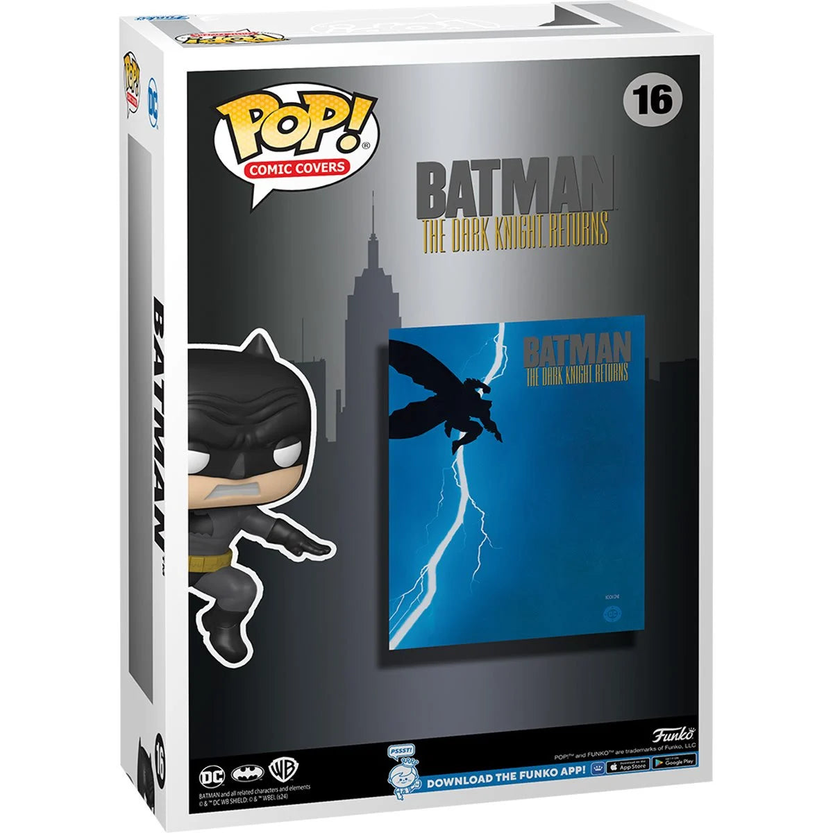 Batman: The Dark Knight Returns Glow-in-the-Dark Funko Pop! Comic Cover Figure #16 - Entertainment Earth Exclusive