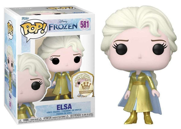 Elsa w/ Pin (Gold, Frozen) 581 - Funko Shop Exclusive
