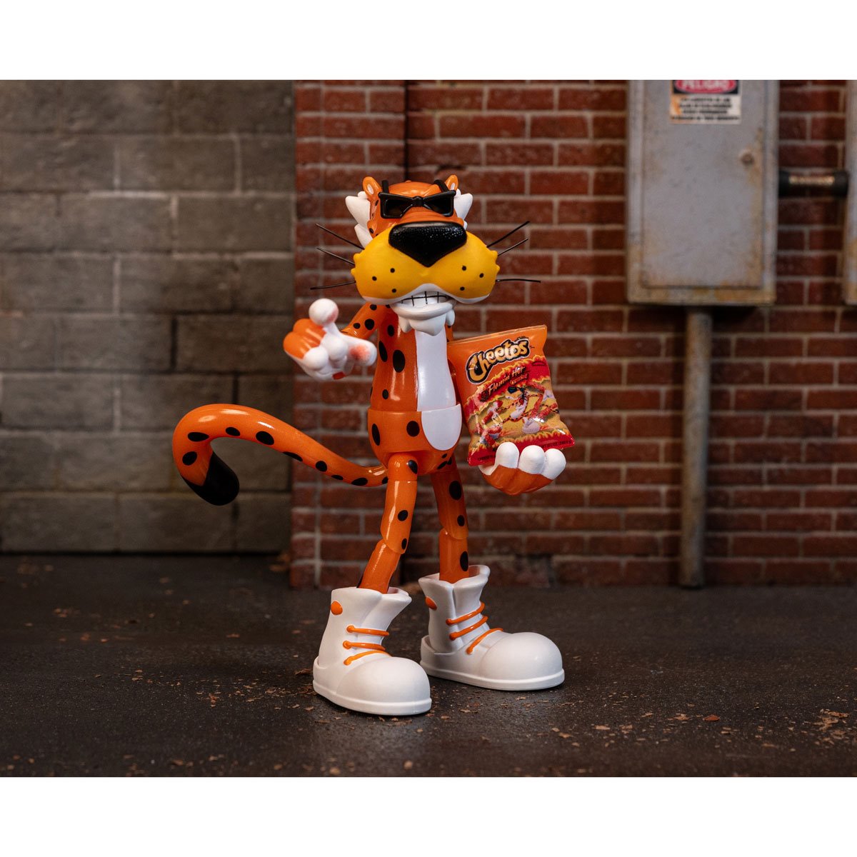 Cheetos Chester Cheetah Flamin' Hot Glow-In-The-Dark 6-Inch Action Figure