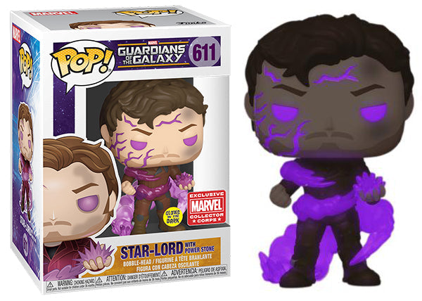 Star-Lord w/ Power Stone (Glow in the Dark) 611 - Collector Corps Exclusive