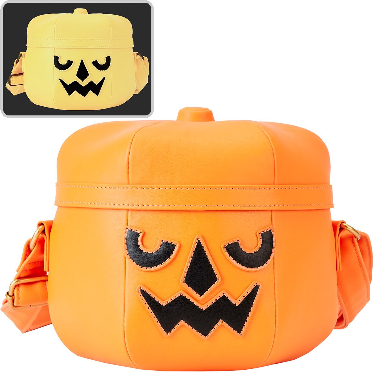 McDonalds Halloween Happy Meal Pumpkin GITD Crossbody Purse