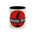 A Marcus the Worm Parody Coffee Mug — "Jurassic Perk" Retro Dino Coffee Cup (11/15oz)