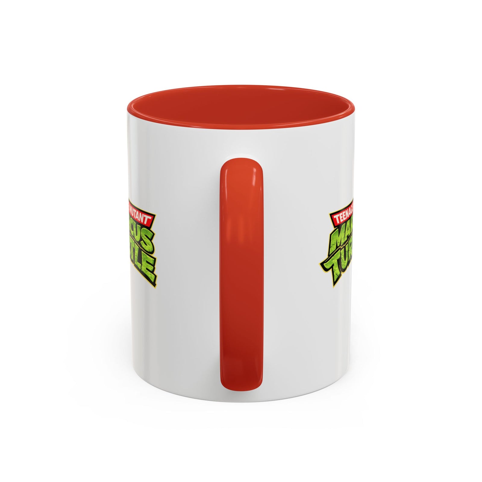 Teenage Mutant Marcus Turtle Accent Coffee Mug - A Marcus the Worm Retro Turtle (11/15oz)