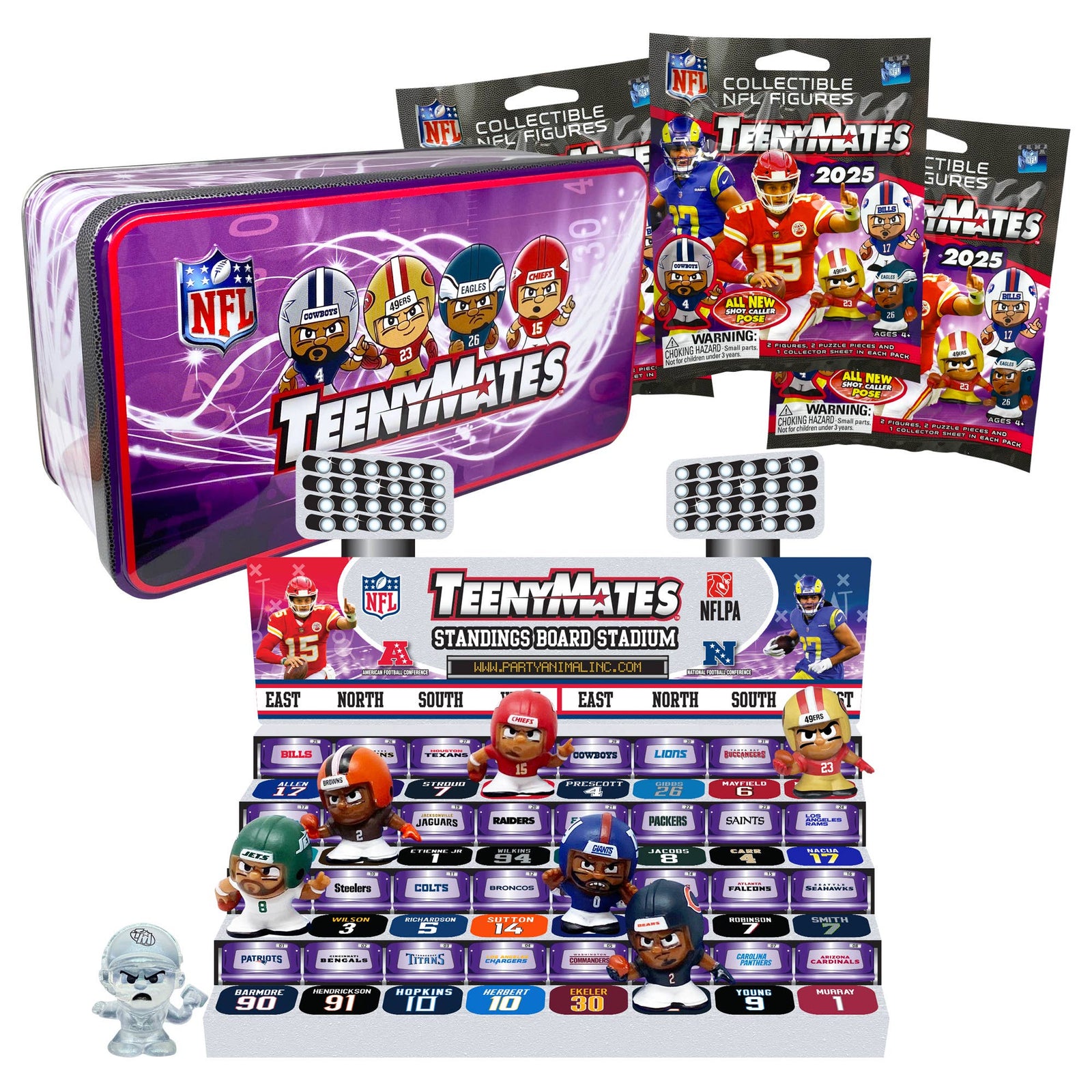 TeenyMates NFL Collector Tin 2025