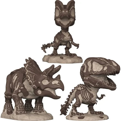 Jurassic Park Fossil Pop! Vinyl Figure Set of 3