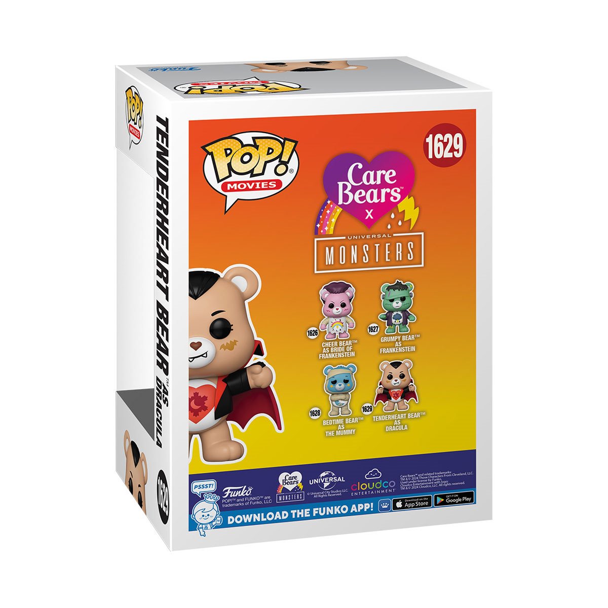 Care Bears x Universal Monsters Tenderheart Bear as Dracula by Funko Pop!