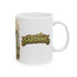 Marcus the Worm in Super Hero Form as The Incredible Sardine - Ceramic Mug, (11oz, 15oz)