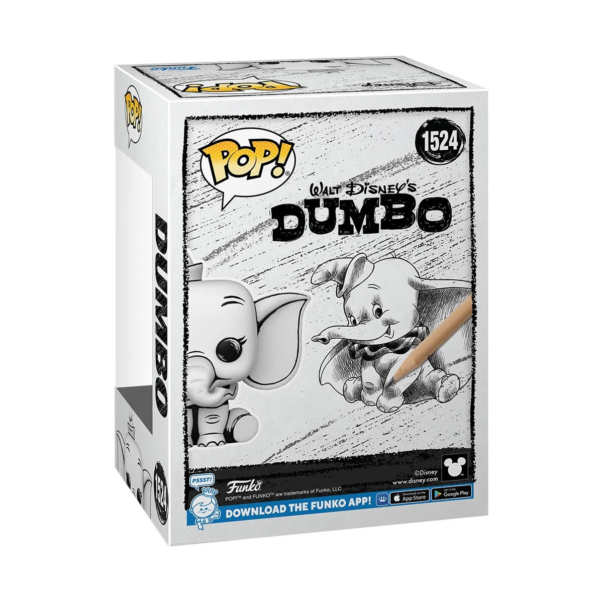 Disney Sketched Dumbo By Funko Pop!