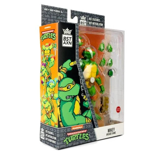 Teenage Mutant Ninja Turtles BST AXN Arcade Game 5-Inch Figure Set Of 4