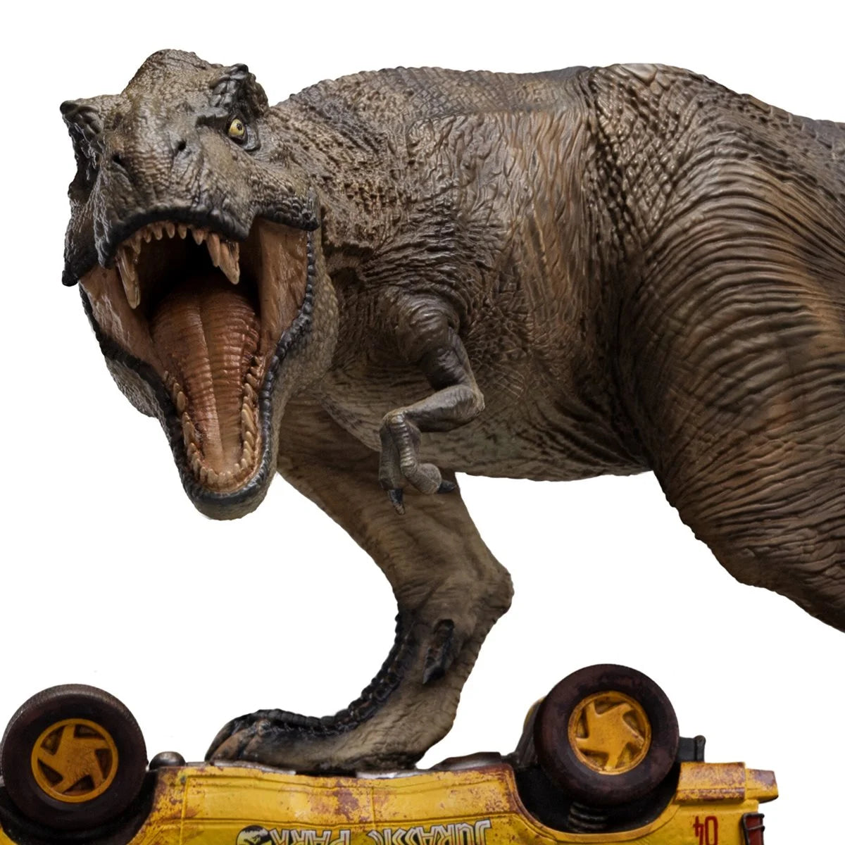 Jurassic Park T-Rex Attack MiniCo Icons Statue