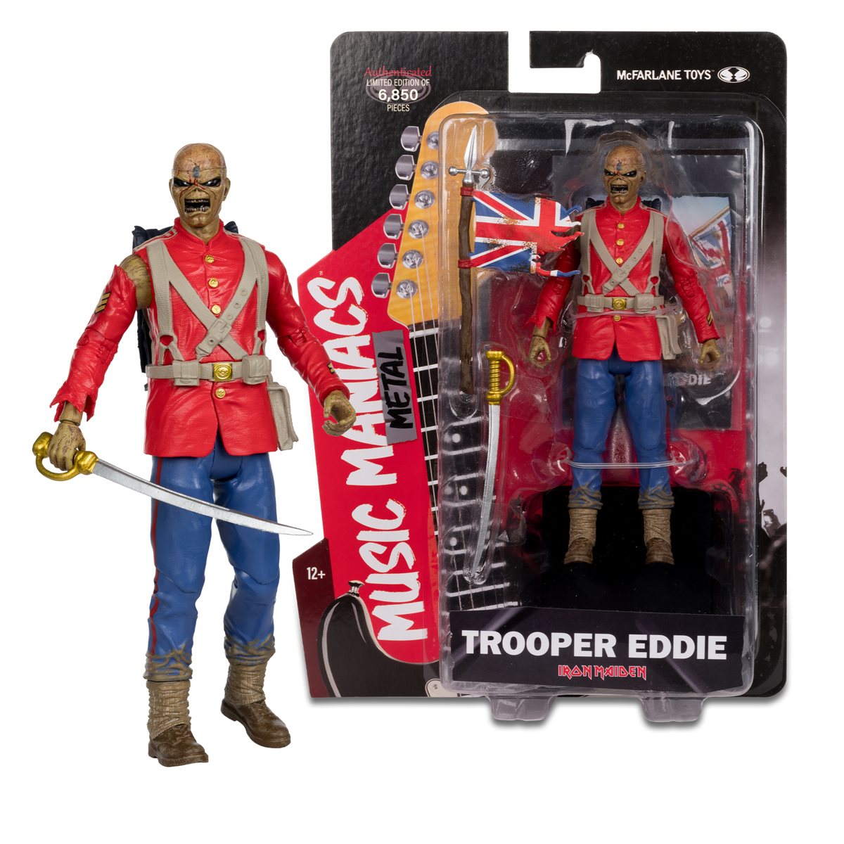 Music Maniacs Iron Maiden Trooper Eddie 6-Inch Scale Action Figure