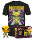 Wolverine (Black Light) and Black Light Wolverine Tee (XL, Sealed) 802 - Target Exclusive