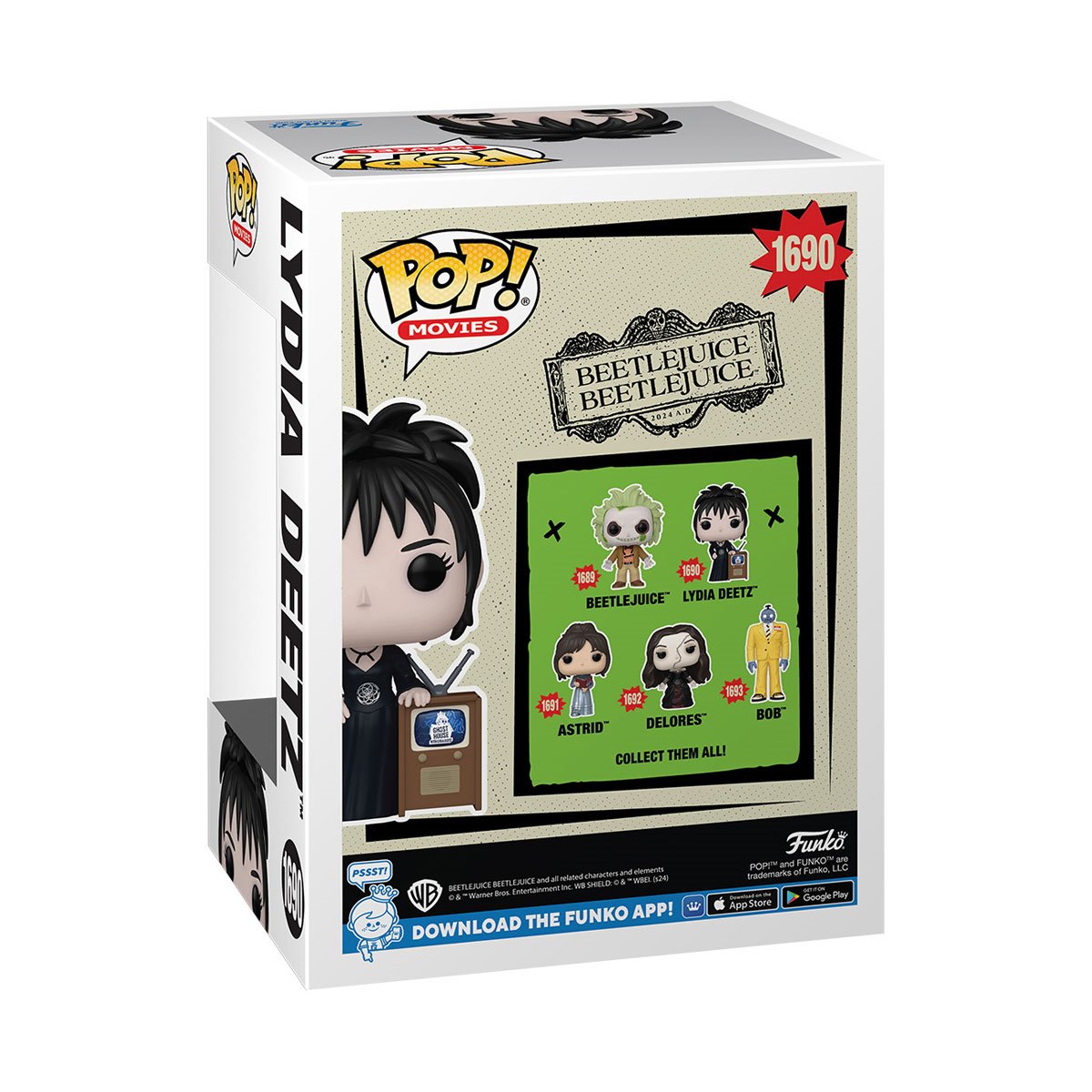 Beetlejuice 2 Lydia Deetz With TV By Funko Pop!