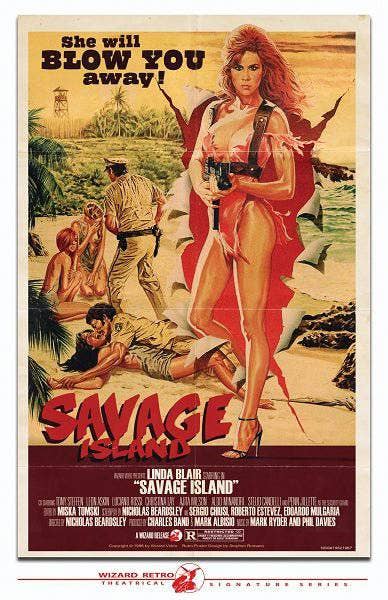 Wizard Video: Savage Island (Big Box VHS Re-release)
