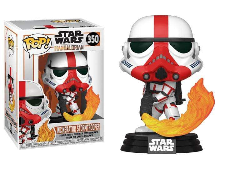 Incinerator Stormtrooper Pop Star Wars The Mandalorian Bobblehead