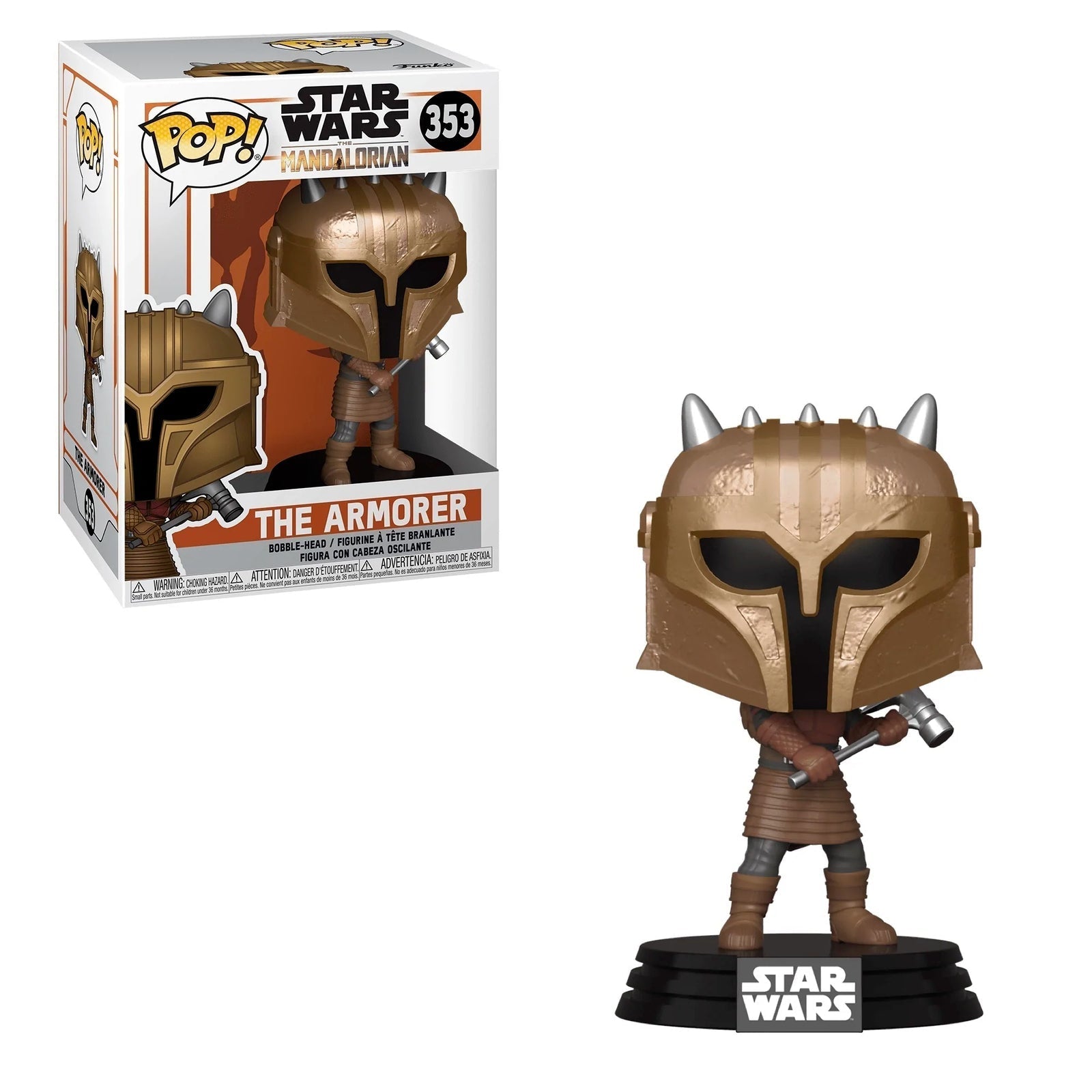 The Armorer Pop Star Wars The Mandalorian Bobblehead