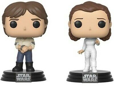 Han And Leia Funko Pop Star Wars 2-Pack Bobblehead