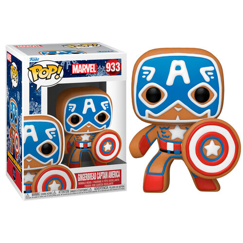 Captain America Funko Pop! Marvel: Holiday Vinyl Bobblehead