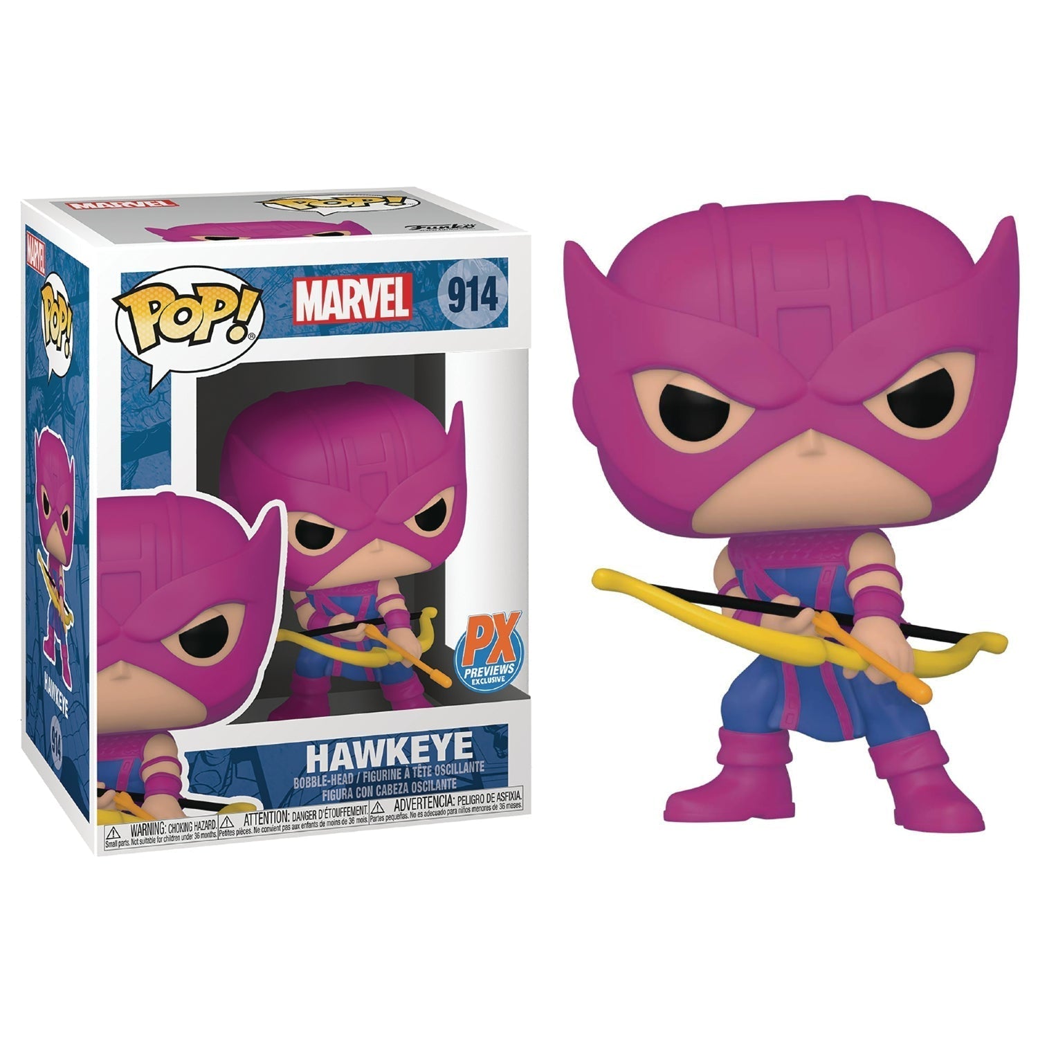 Classic Hawkeye Funko Pop! Marvel Bobblehead