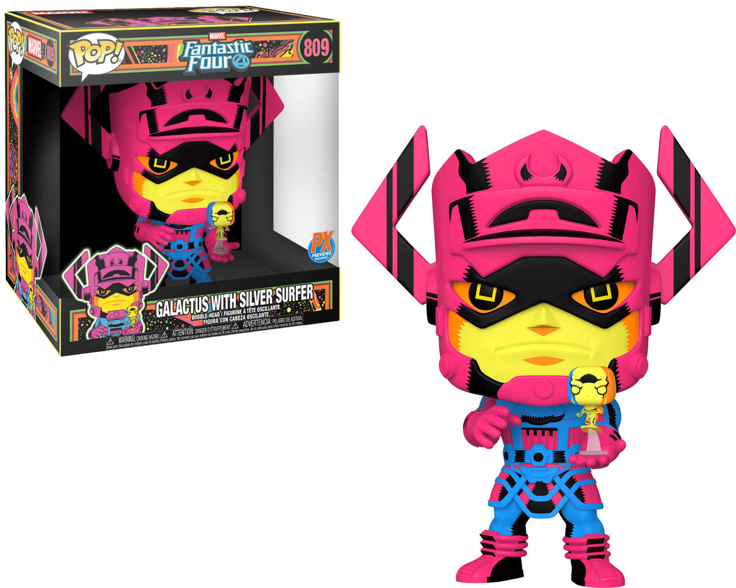Galactus With Silver Surfer Funko Pop! Marvel Fantastic Four Bobblehead