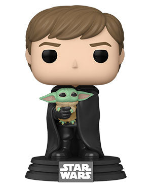Luke Skywalker With The Child Funko Pop! Star Wars: Mandalorian Vinyl Bobblehead
