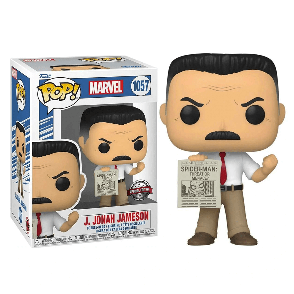 J. Jonah Jameson Funko Pop! Marvel Spider-Man Bobblehead