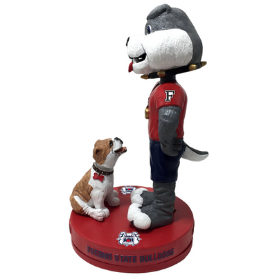 Victor E. Bulldog III and TimeOut Fresno State Bulldogs Bobbleheads