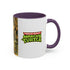 Teenage Mutant Marcus Turtle Accent Coffee Mug - A Marcus the Worm Retro Turtle (11/15oz)